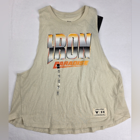 Under Armour Women's Project 'Iron Paradise' Training Tank Size M NWT K-0948 - Picture 2 of 11